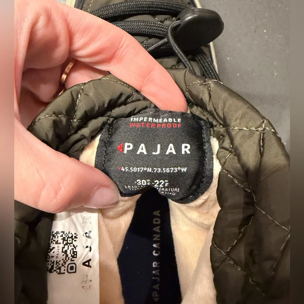 Pajar GRAVITA Pull On Women's Boots Size 7 in Kakhi and Pret